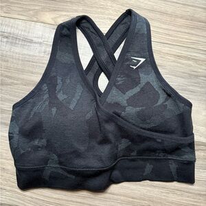 Gymshark Dark Camo Sports Bra